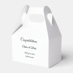 Einfache Abschluss Gratulationen minimalen Zusatz  Geschenkschachtel