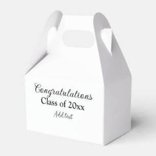 Einfache Abschluss Gratulationen minimalen Zusatz Geschenkschachtel