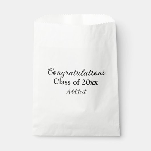 Einfache Abschluss Gratulationen minimalen Zusatz Geschenktütchen (Vorderseite)
