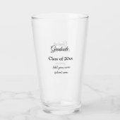 Einfache Abschluss Gratulationen minimalen Zusatz Glas (Rückseite)