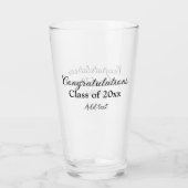 Einfache Abschluss Gratulationen minimalen Zusatz Glas (Rückseite)