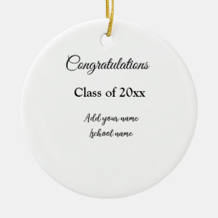 Einfache Abschluss Gratulationen minimalen Zusatz Keramik Ornament