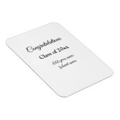 Einfache Abschluss Gratulationen minimalen Zusatz Magnet (Rechte Seite)