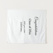 Einfache Abschluss Gratulationen minimalen Zusatz Wandteppich (Vorderseite (Horizontal))