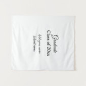 Einfache Abschluss Gratulationen minimalen Zusatz  Wandteppich (Vorderseite (Horizontal))