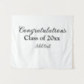 Einfache Abschluss Gratulationen minimalen Zusatz Wandteppich (Vorderseite (Horizontal))