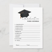 Einfache Abschluss-Ramming-Abschluss Einladung (Vorderseite)