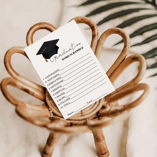 Einfache Abschluss-Ramming-Abschluss Einladung