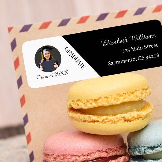 Einfache Abschluss Schwarz/Weiß