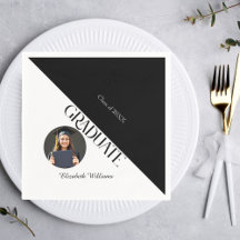 Einfache Abschluss Schwarz/Weiß