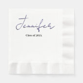Einfache Abschlussfeier Serviette (Vorderseite)