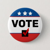 ⭐️ einfache Abstimmung im Jahr 2026 im US-Wahljahr Button (Vorderseite)