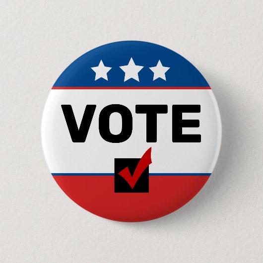 ⭐️ einfache Abstimmung im Jahr 2026 im US-Wahljahr Button (Vorderseite)