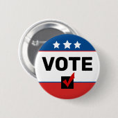 ⭐️ einfache Abstimmung im Jahr 2026 im US-Wahljahr Button (Vorne & Hinten)