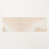 Einfache Abstrakte Boho Wasserfarbe Individuelle N Yogamatte (Rückseite (Horizontal))