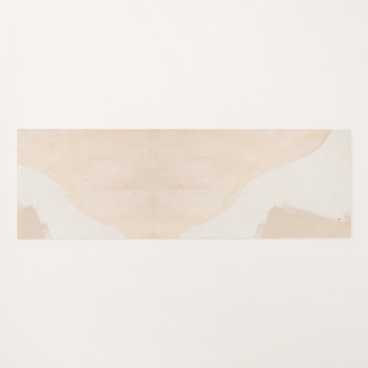 Einfache Abstrakte Boho Wasserfarbe Individuelle N Yogamatte (Rückseite (Horizontal))