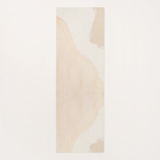 Einfache Abstrakte Boho Wasserfarbe Individuelle N Yogamatte (Rückseite)