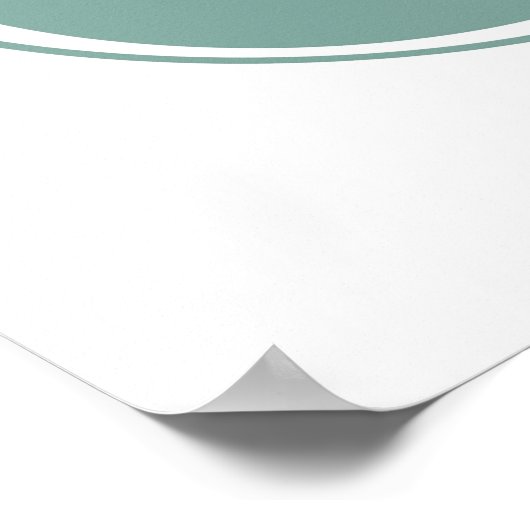 Einfache Abstrakte Minimal Boho Style Blume Poster (Ecke)