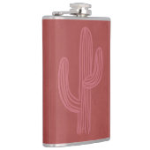 Einfache Abstrakte rote Flasche Flachmann (Rechts)