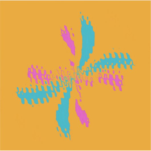 Einfache Abstrakte Schmetterlingsflüge - Messlatte Aufkleber (Vorderseite)