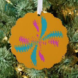 Einfache Abstrakte Schmetterlingsflüge - Messlatte Ornament Karte