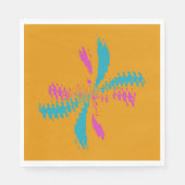 Einfache Abstrakte Schmetterlingsflüge - Messlatte Serviette (Vorderseite)