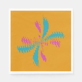 Einfache Abstrakte Schmetterlingsflüge - Messlatte Serviette