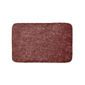 Einfache Abstrakte Thread Art Red Pattern Badematte (Vorderseite)