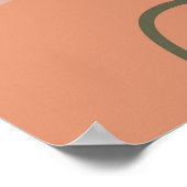 Einfache Abstrakte Wall Art Poster (Ecke)