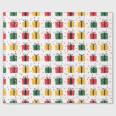 Einfache Abstrakte Weihnachtsgeschenke Geschenkpapier (Flach)