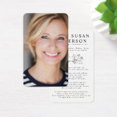 Einfache Acorn-Foto-Gedenkkarte (Schreibtisch)