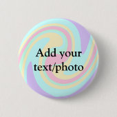 Einfache Acrylpour-Marmor fügen Sie Ihren Textname Button (Vorderseite)