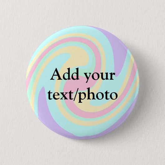 Einfache Acrylpour-Marmor fügen Sie Ihren Textname Button (Vorderseite)