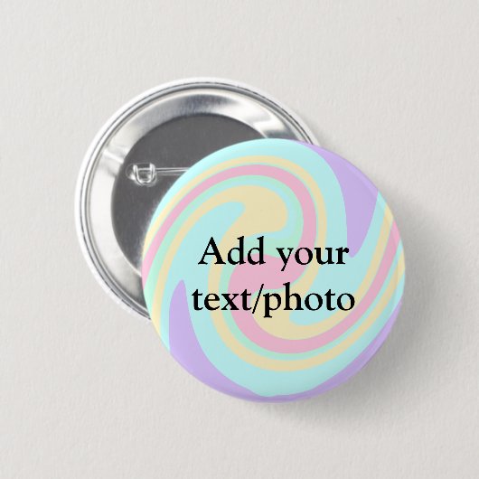 Einfache Acrylpour-Marmor fügen Sie Ihren Textname Button (Vorne & Hinten)