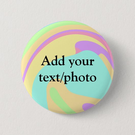 Einfache Acrylpour-Marmor fügen Sie Ihren Textname Button (Vorderseite)
