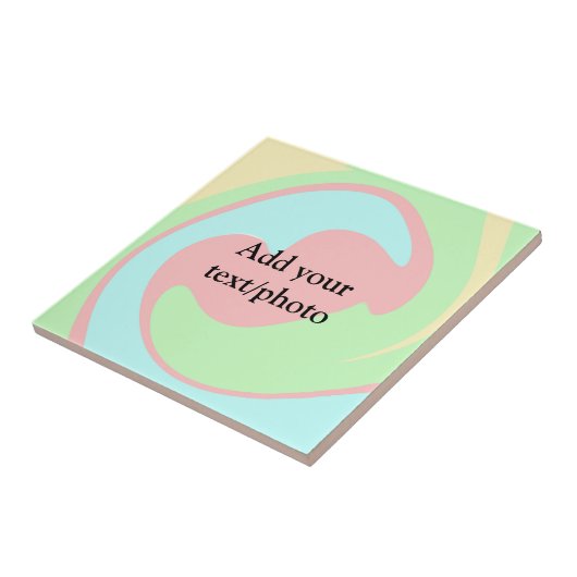 Einfache Acrylpour-Marmor fügen Sie Ihren Textname Fliese (Seite)