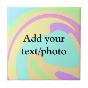 Einfache Acrylpour-Marmor fügen Sie Ihren Textname Fliese