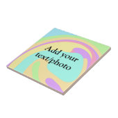 Einfache Acrylpour-Marmor fügen Sie Ihren Textname Fliese (Seite)