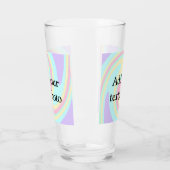 Einfache Acrylpour-Marmor fügen Sie Ihren Textname Glas (Links)