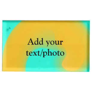 Einfache Acrylpour-Marmor fügen Sie Ihren Textname Platzkartenhalter
