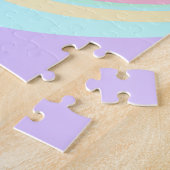 Einfache Acrylpour-Marmor fügen Sie Ihren Textname Puzzle (Seite)