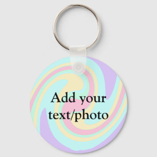 Einfache Acrylpour-Marmor fügen Sie Ihren Textname Schlüsselanhänger
