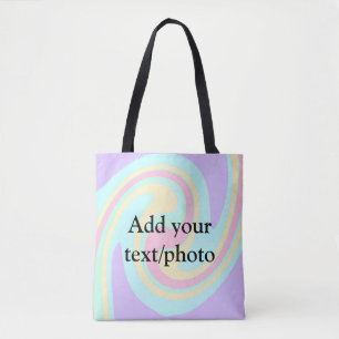 Einfache Acrylpour-Marmor fügen Sie Ihren Textname Tasche
