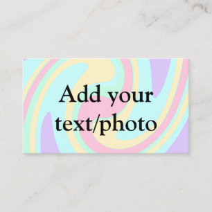 Einfache Acrylpour-Marmor fügen Sie Ihren Textname Visitenkarte