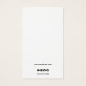 Einfache Add-Logo-Neckleckling-Grafikkarte (Rückseite)