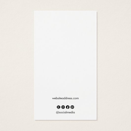 Einfache Add-Logo-Neckleckling-Grafikkarte (Rückseite)