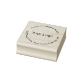 Einfache Adresse für Ihr Logo Gummistempel (Stempel)