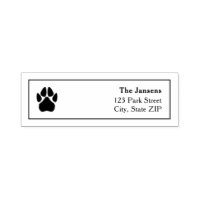 Einfache Adresse Pawprint