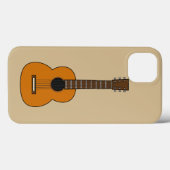 Einfache akustische Gitarre Cartoon Case-Mate iPhone Hülle (Rückseite (Horizontal))