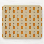 Einfache akustische Gitarre Cartoon Mousepad (Vorne)